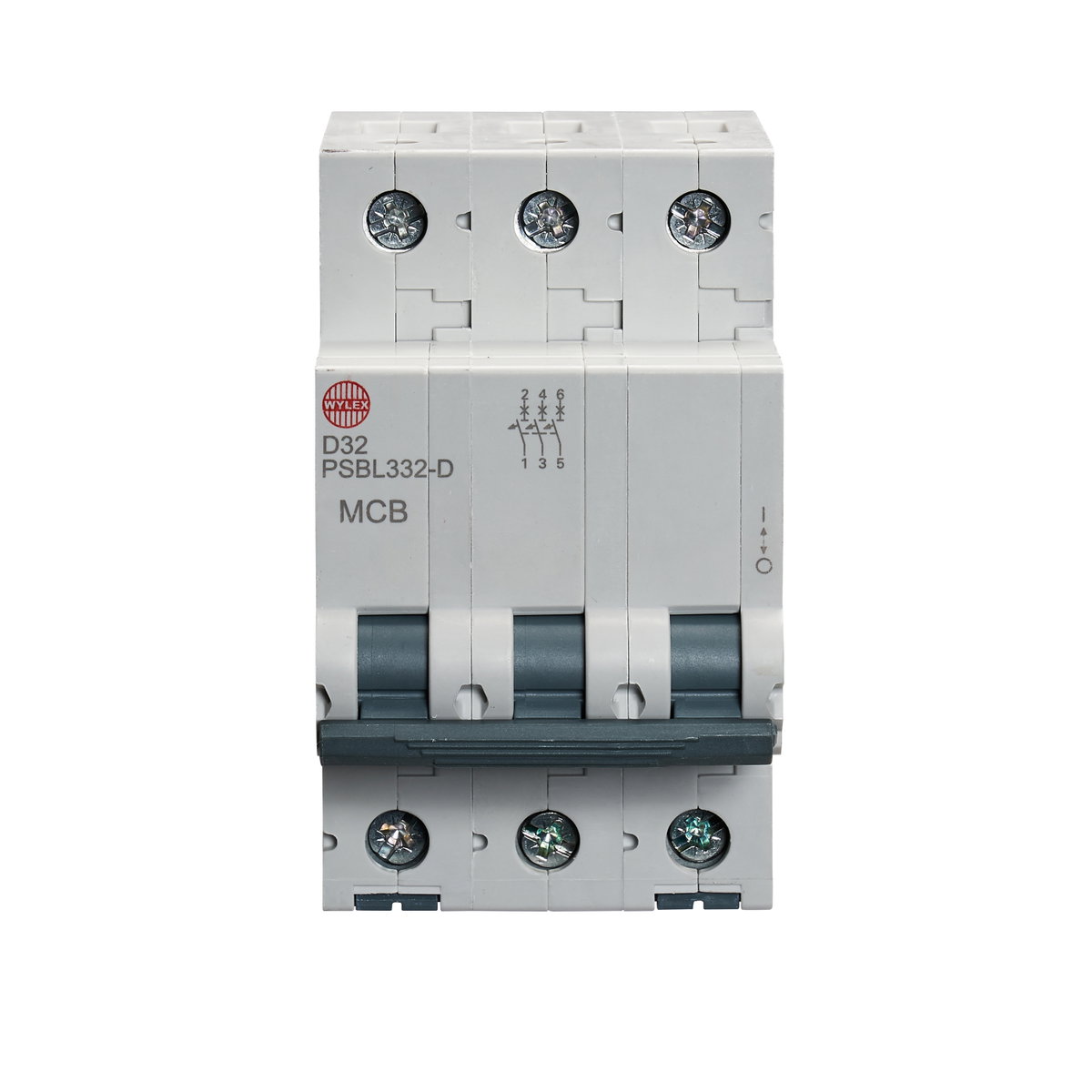 32A Three pole MCB D curve 10kA