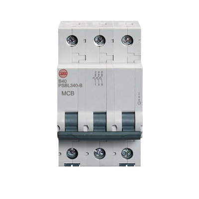 40A Three pole MCB B curve 10kA