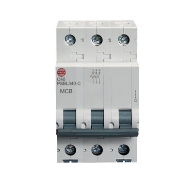 40A Three pole MCB C curve 10kA