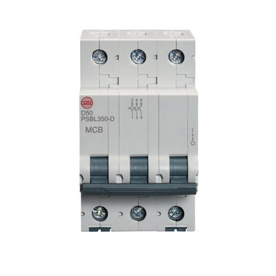 50A Three pole MCB D curve 10kA