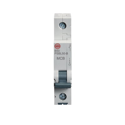 50A Single pole MCB B curve 10kA