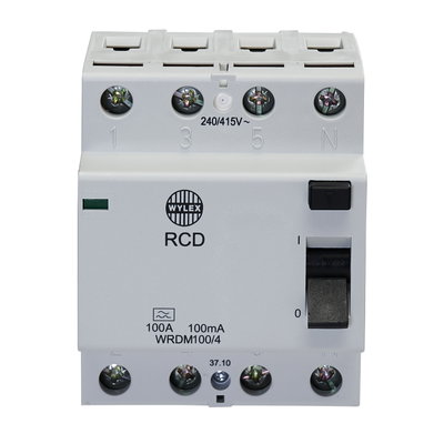 100A 100mA TYPE A 4P RCD