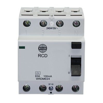 63A 100mA TYPE A 4P RCD