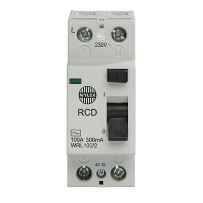 100A 300mA DP Type AC RCCB