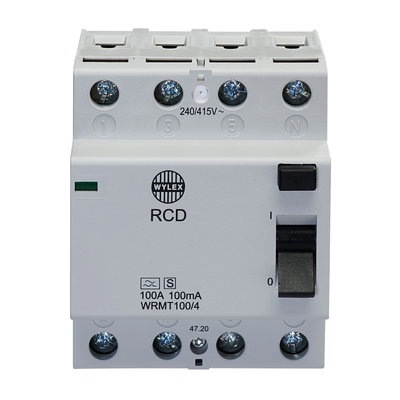 100A 100mA TYPE A 4P TIME DELAYED RCD