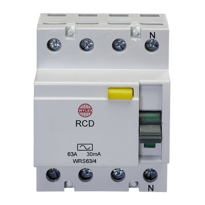 63A 30mA TYPE AC 4P RCD