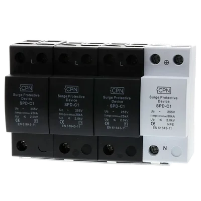 3 Phase, Type 1, Surge Arrester 25kA, 10/350s wave.