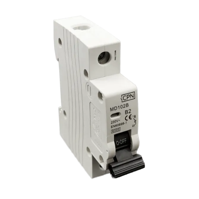 2A, Single Pole, B Curve, 6kA, MCB