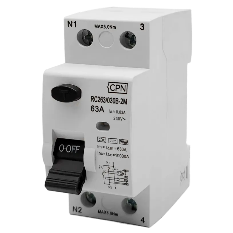 2 Pole, 63A, 300mA, Type B