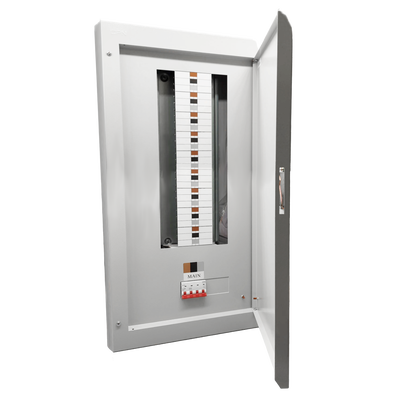 18 Way, TPN with 4 Pole 125A Main Switch (Surge Compatible)