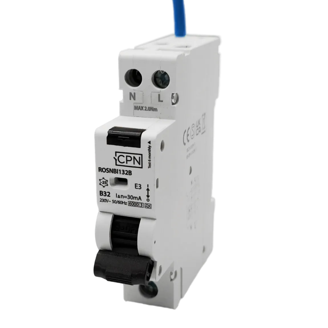 32A B Curve Bi-Directional RCBO
