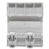 4 Module, 3 Pole & N Surge Module, Type 1 + 2 for three phase, TT earthing.