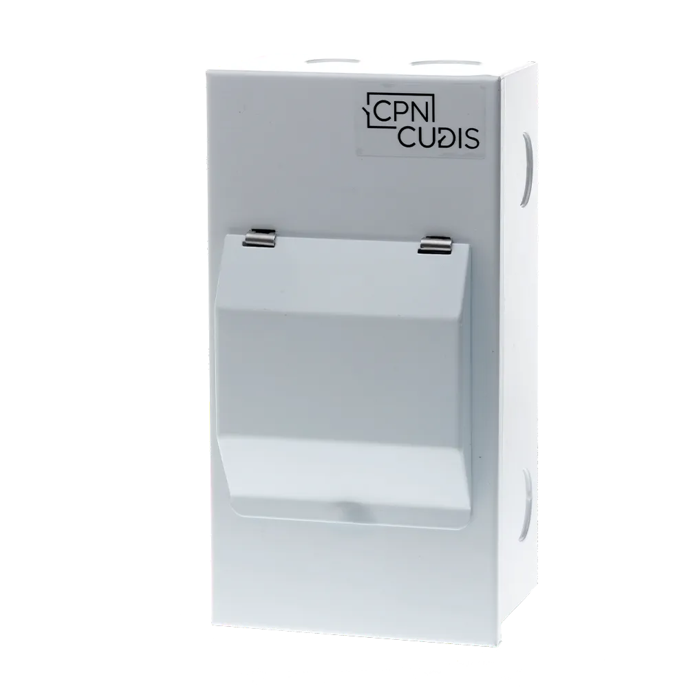 4 Way Unpopulated Metal Enclosure with Lid