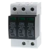 3 Module, 3 Pole Type 2 for three phase, TN-C-S earthing.
