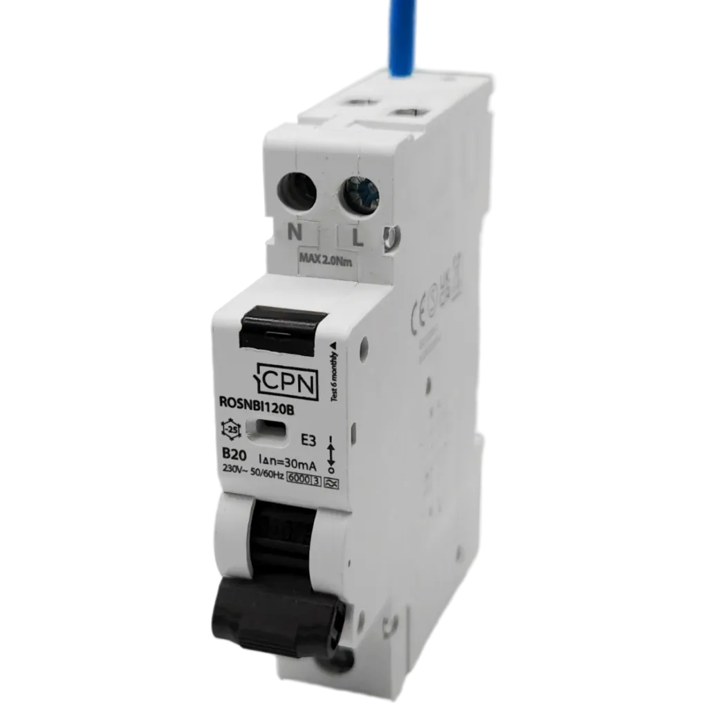 20A B Curve Bi-Directional RCBO