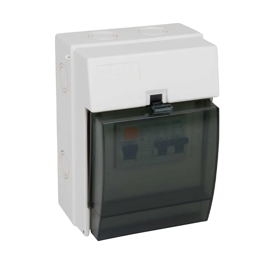 8 Way Plastic Enclosure Unpopulated