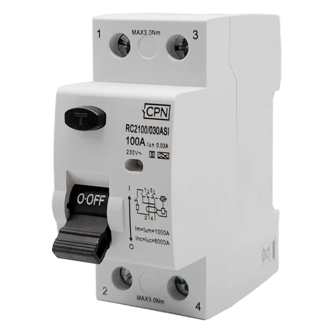 2 Pole Type A 100A, 30mA