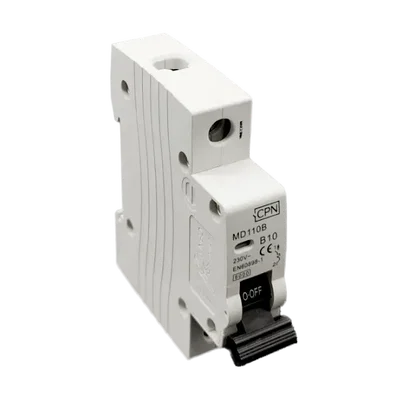 10A, Single Pole, B Curve, 6kA, MCB