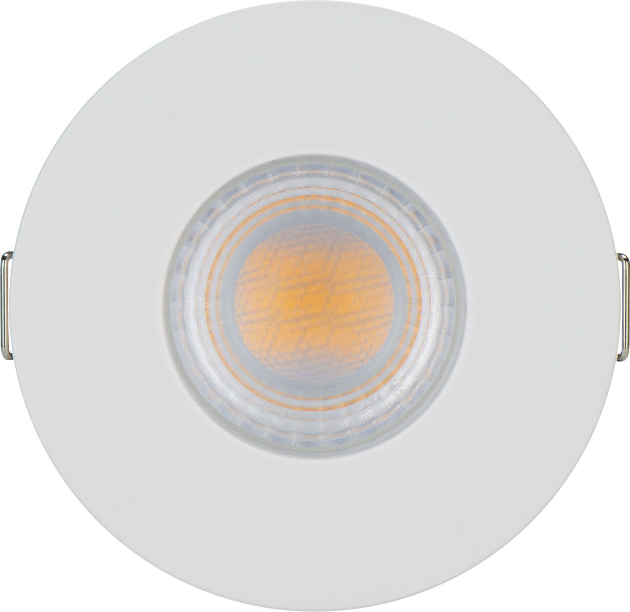 FType Spot Decorative LED Downlight 5W 515lm 3000K Dimmable IP65 White bezel - Flat