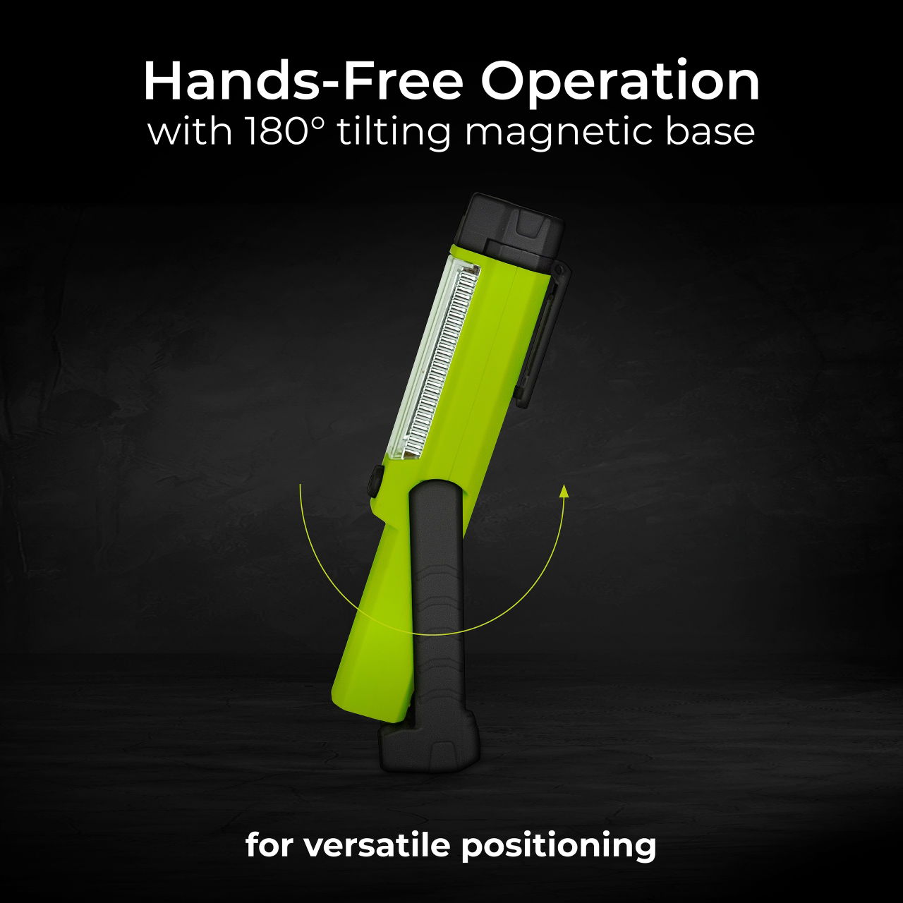 Luceco tilting mini inspection torch 5v 1.5w 150lm 6500k - USB charged