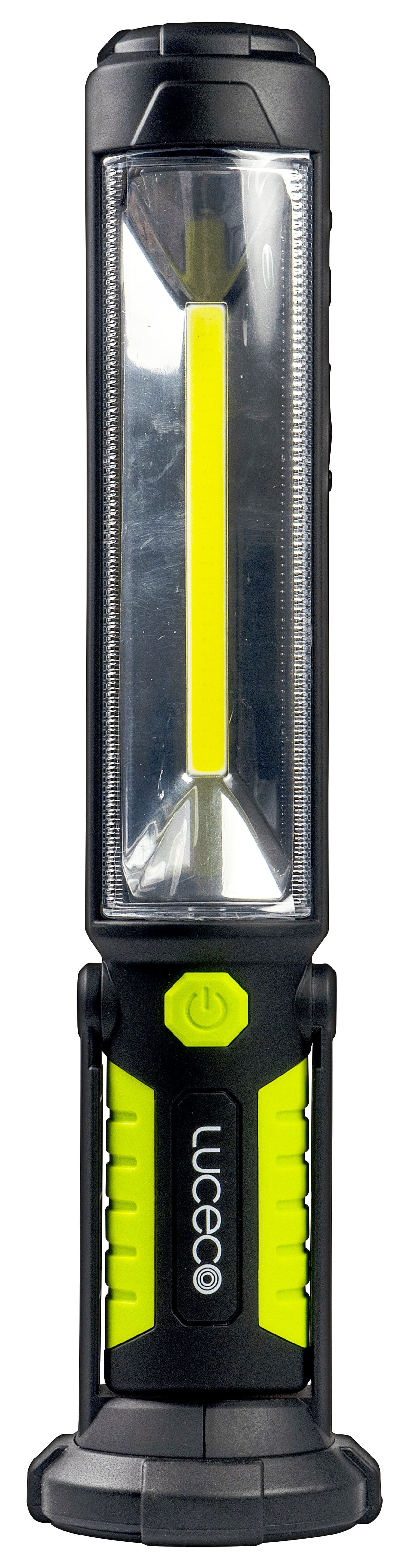 Luceco tilting inspection torch with powerbank 5v 5w 450lm 6500k - USB charged