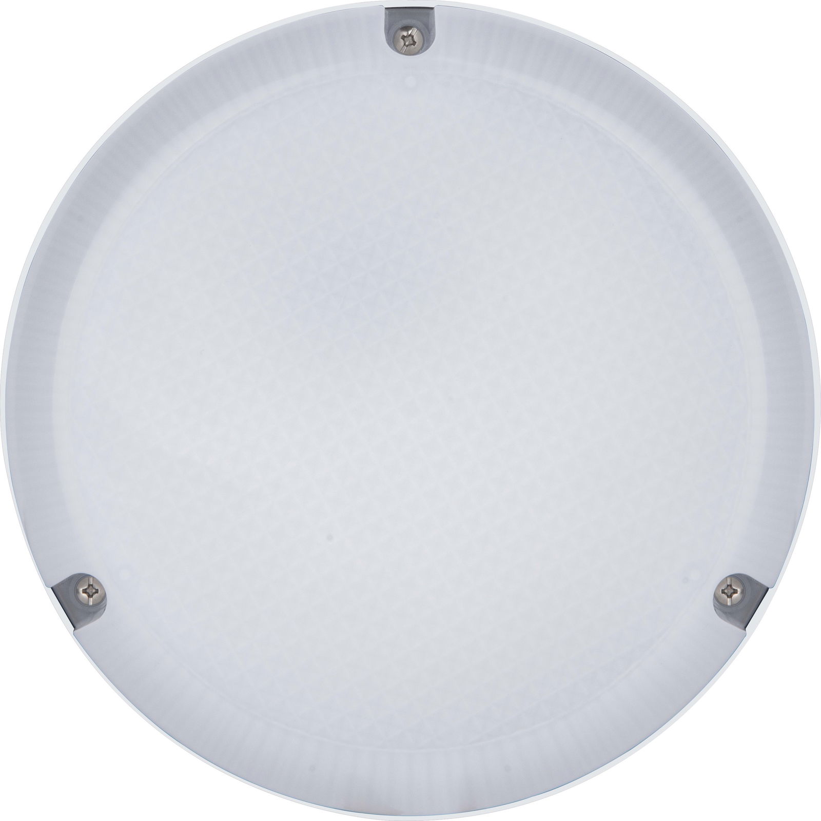 Luceco LED Bulkhead Light, Indoor & Outdoor Wall & Ceiling Lighting, Mosi Round Fixed Output Driver, 200mm, Commercial & Residential Use, 6/10/13W CCT 3/4/5/6000K IP65 IK08 Class 2, White