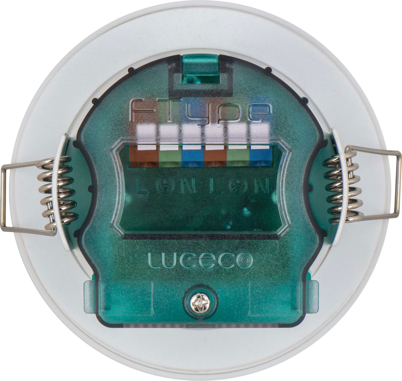 FType Essence Fire Rated Downlight 5W 550lm 4000K Dimmable IP65 White bezel - Flat
