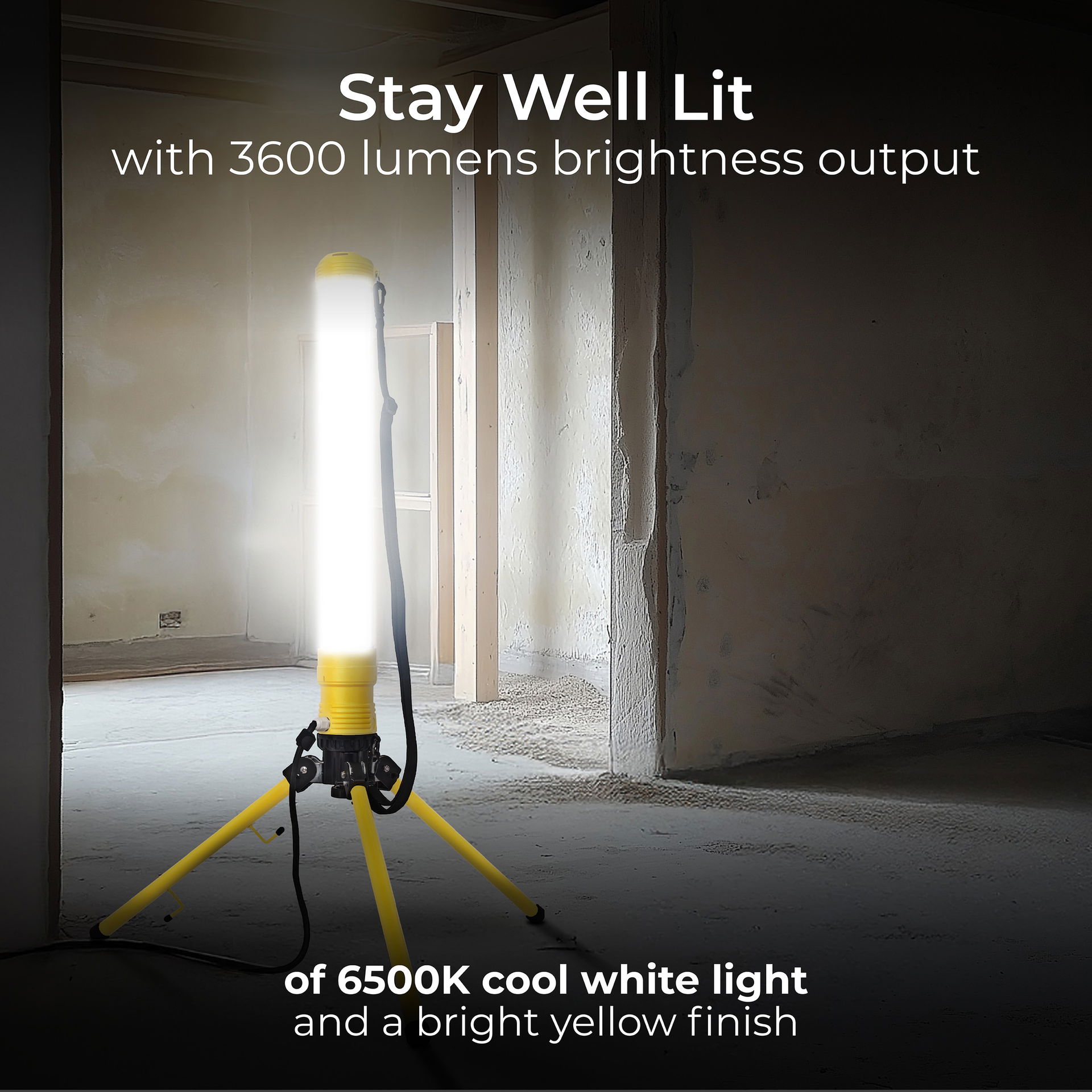 Open area work light 240v 3600lm 40w 6500k