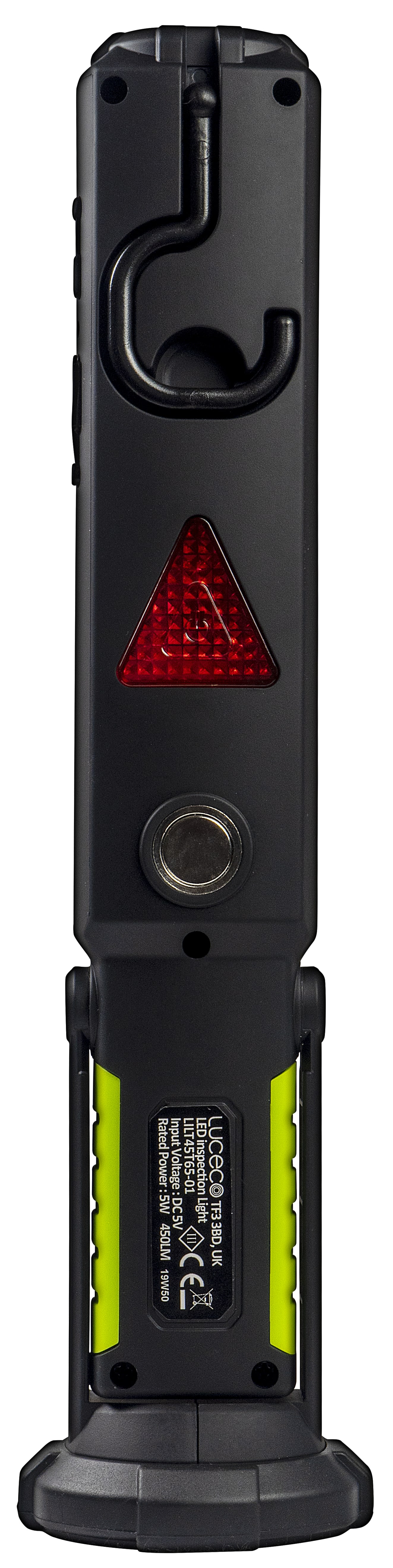 Luceco tilting inspection torch with powerbank 5v 5w 450lm 6500k - USB charged