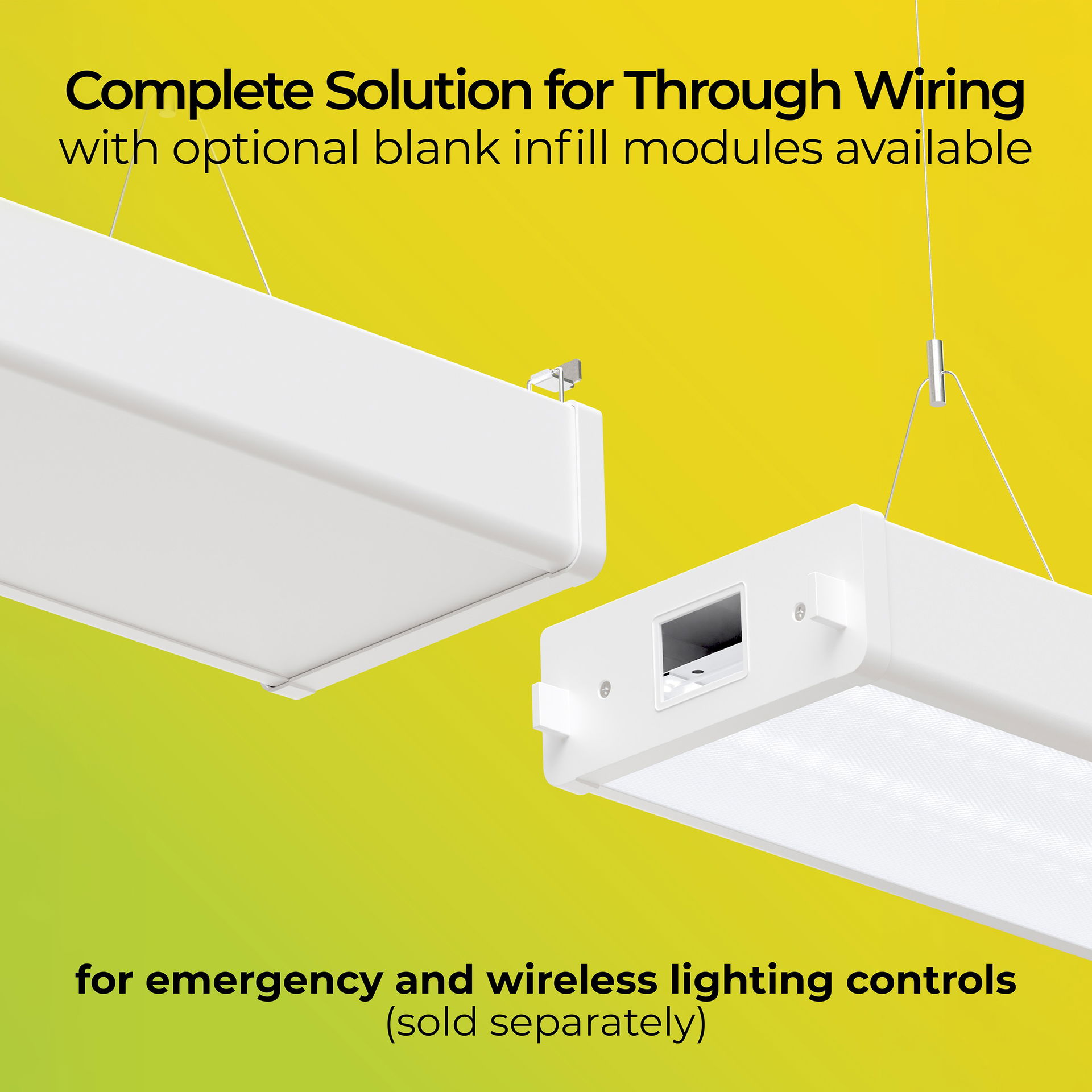 Litera Suspended Linear 1180mm 5800Lm 40W 4000K CRI>90 IP44 DALI Dimmable