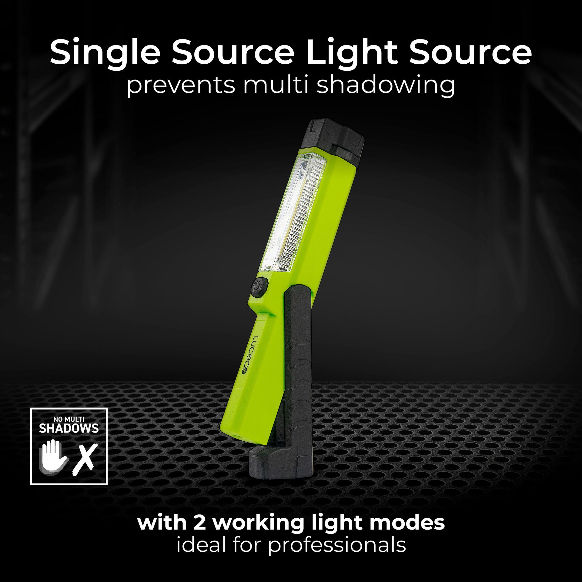 Luceco tilting mini inspection torch 5v 1.5w 150lm 6500k - USB charged