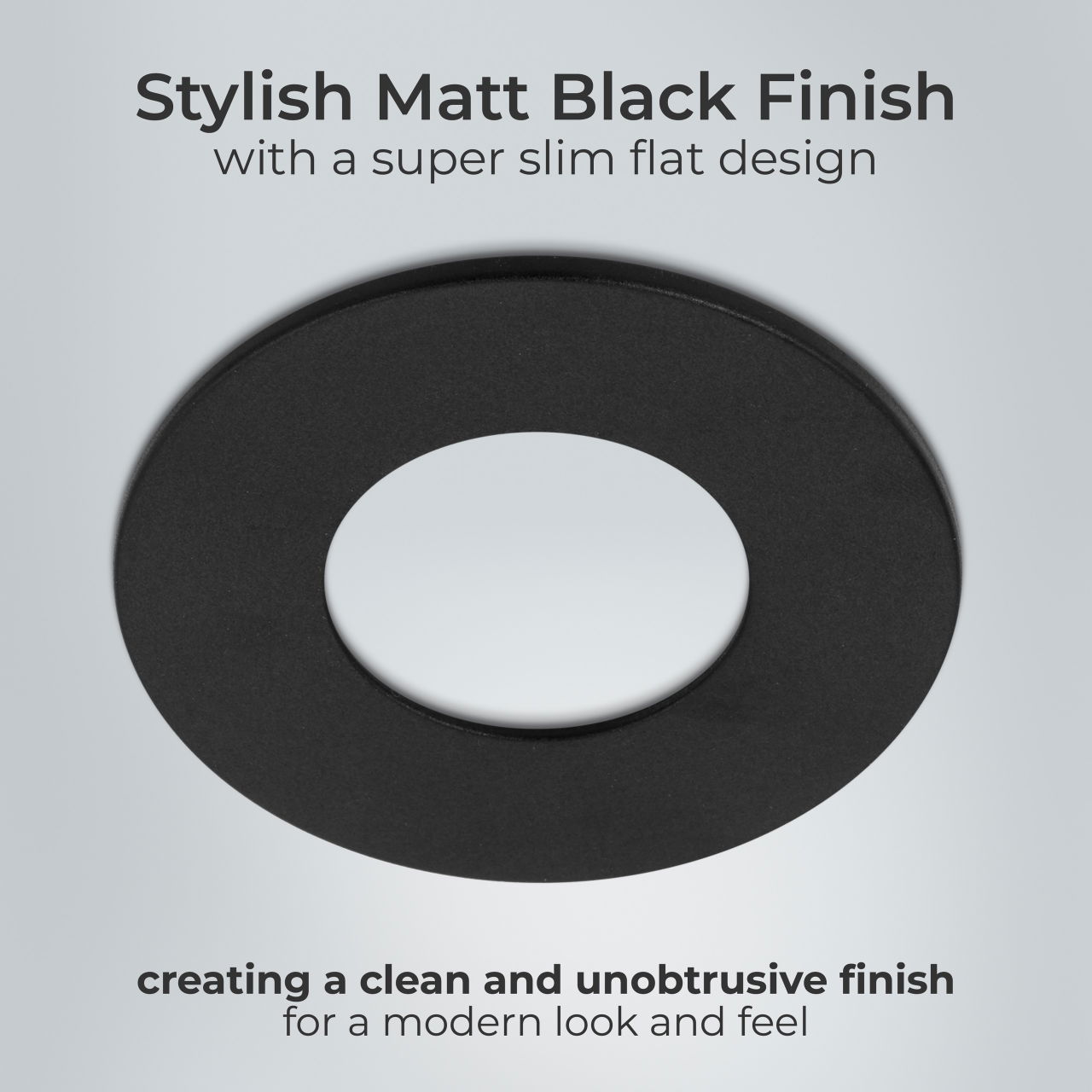 FType Flat Matt Black Bezel Accessory
