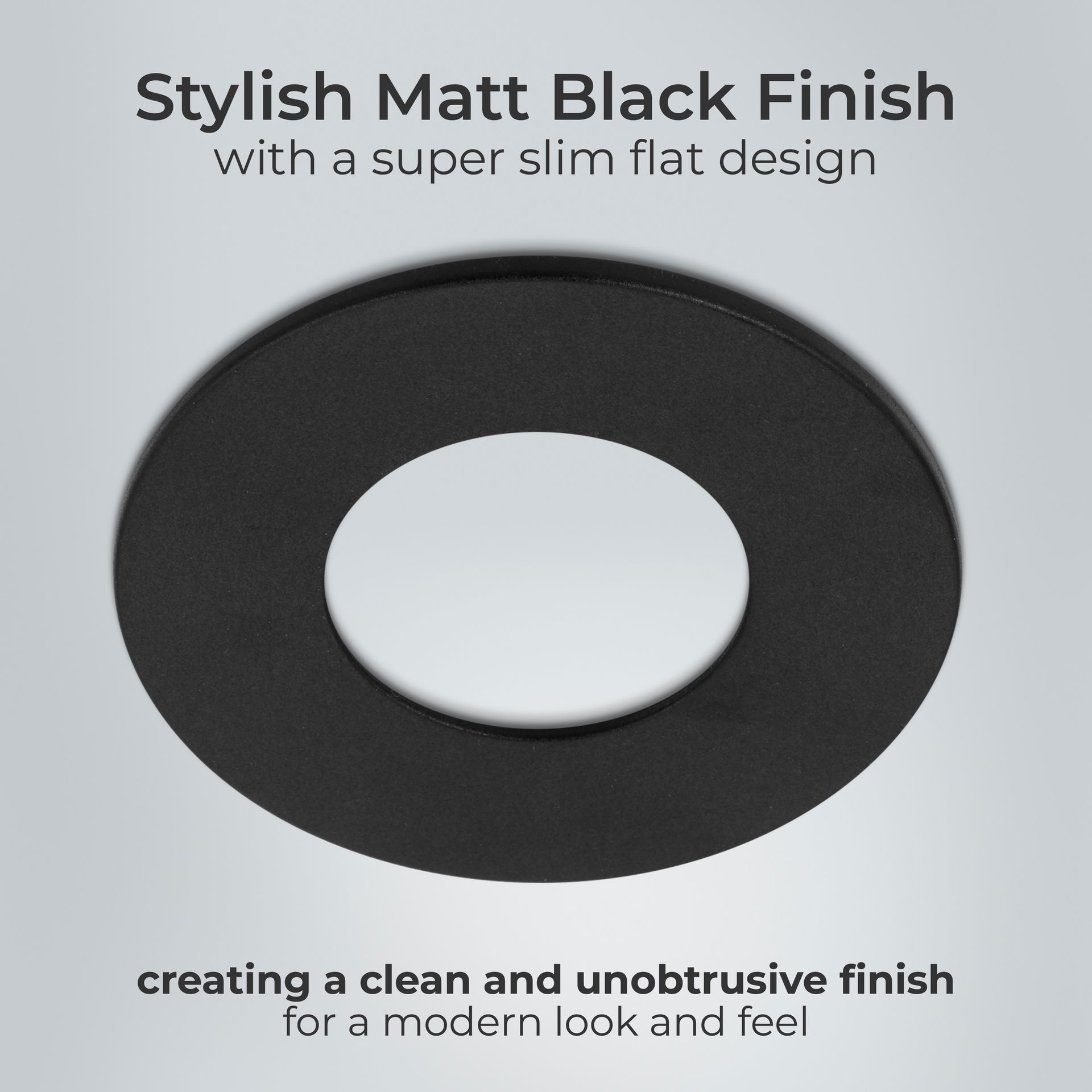 FType Flat Matt Black Bezel Accessory