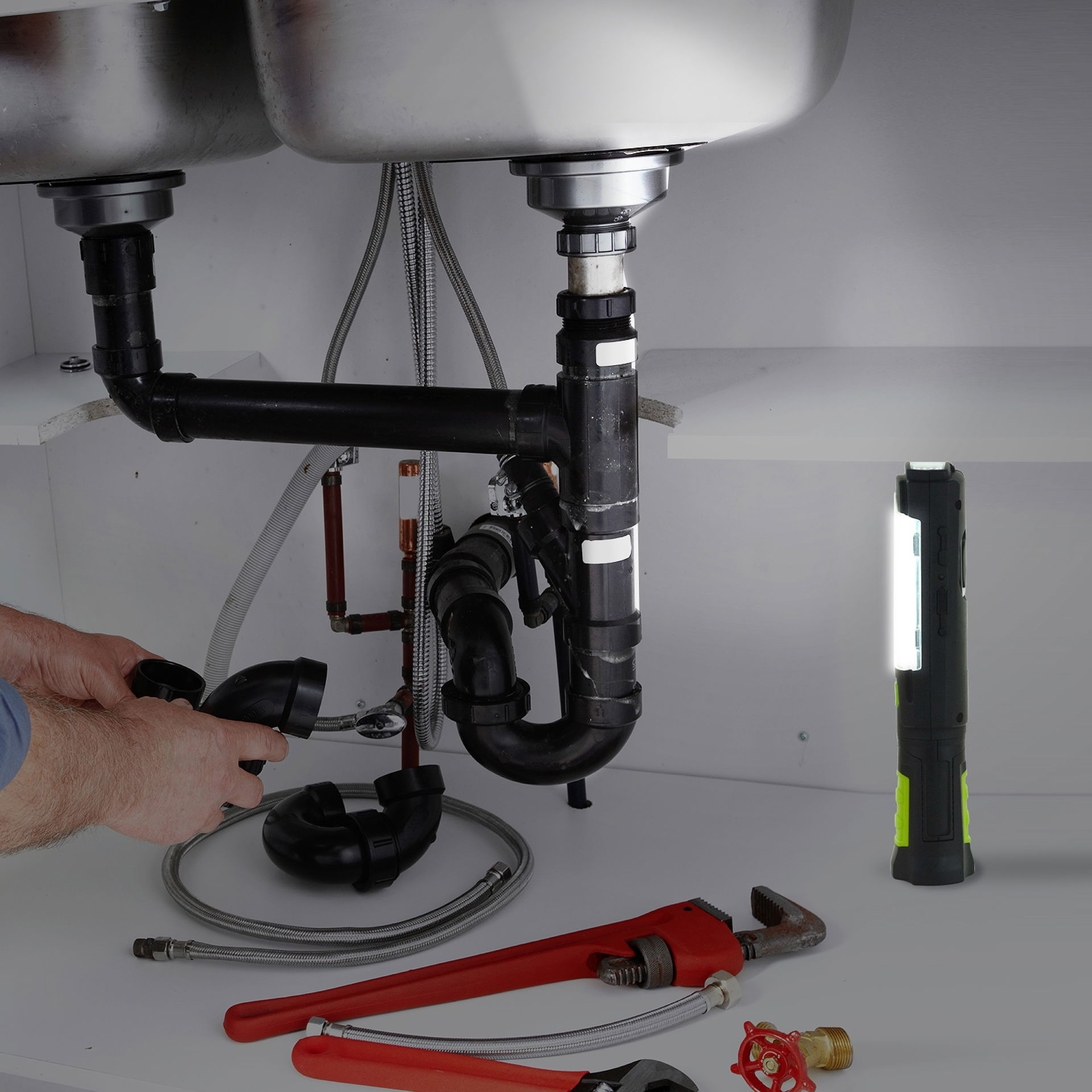 Luceco rotation inspection torch with powerbank 5v 3w 300lm 6500k - USB charged