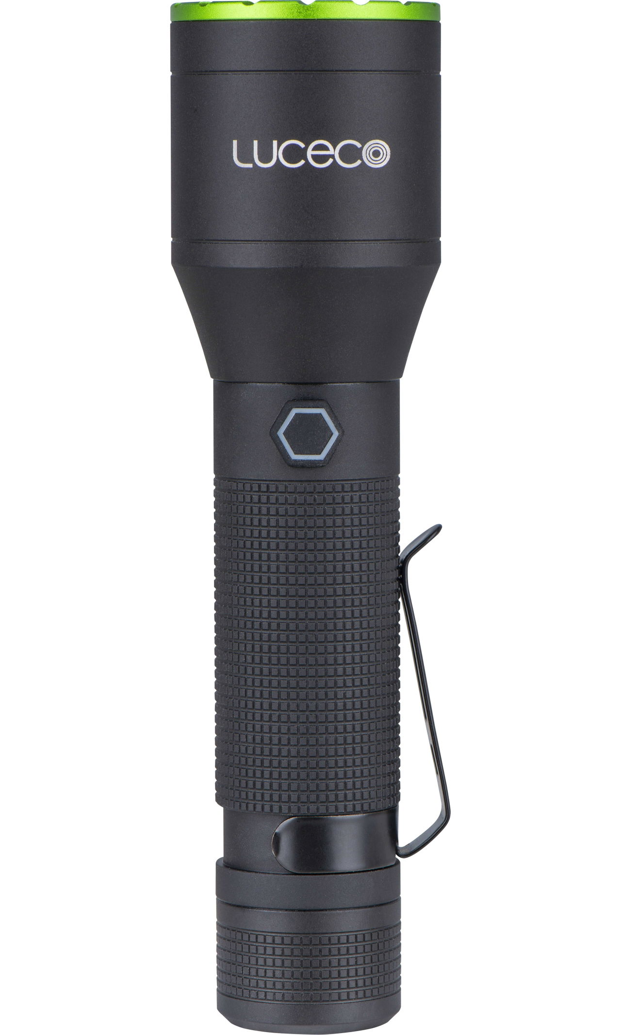 Luceco Multi Focus LED Hand Torch, USB-C Rechargeable, Inspection Light, 3 Lighting Modes, IP44, 9W, 1000lm, 6500K