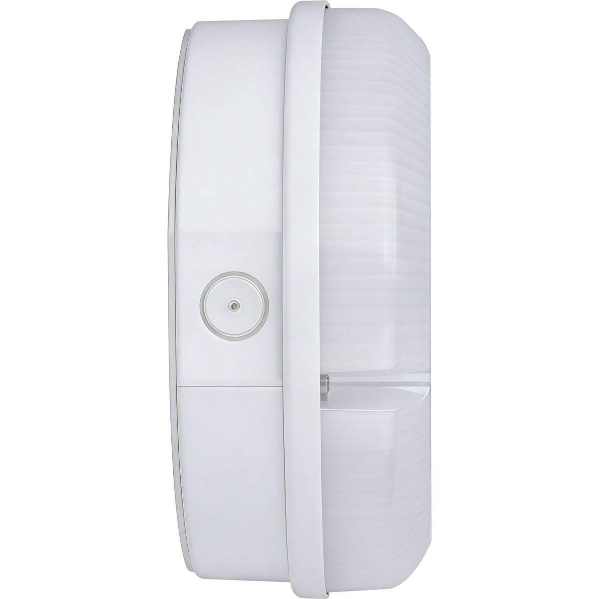 Luceco LED Bulkhead Light, Indoor & Outdoor Wall & Ceiling Lighting, Mosi Round Fixed Output Driver, 200mm, Commercial & Residential Use, 6/10/13W CCT 3/4/5/6000K IP65 IK08 Class 2, White