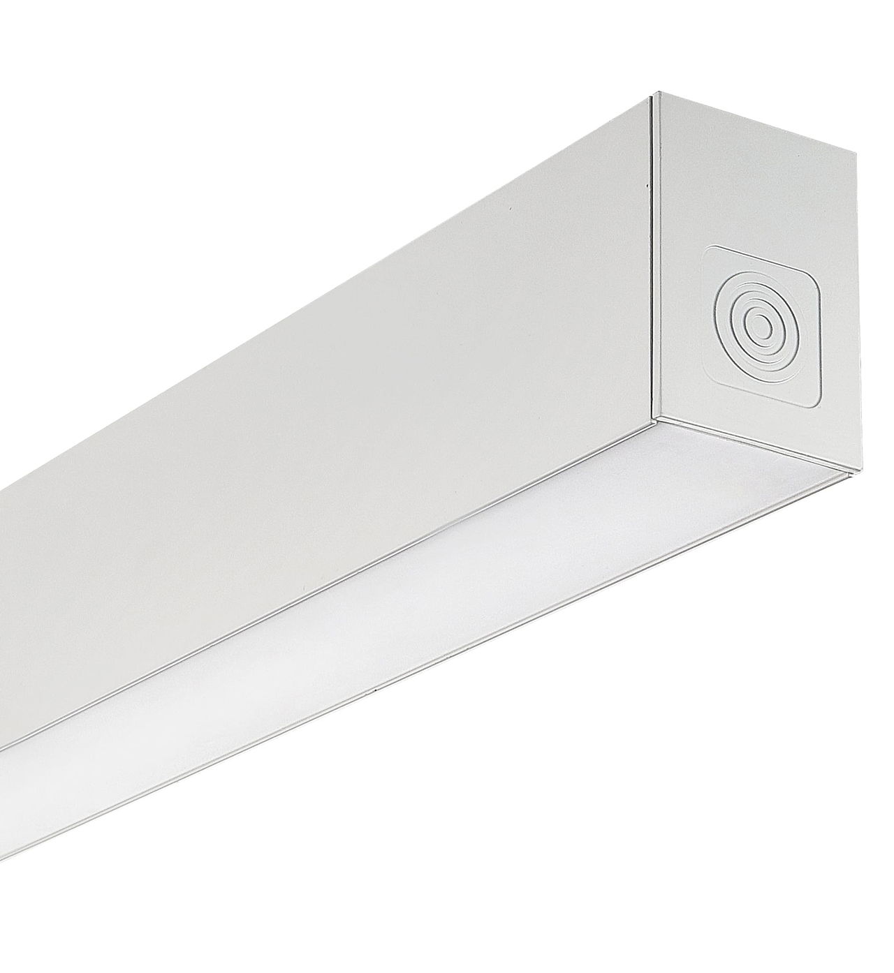 Contour 1695mm suspended module 3800lumens with fixed output driver finished in white