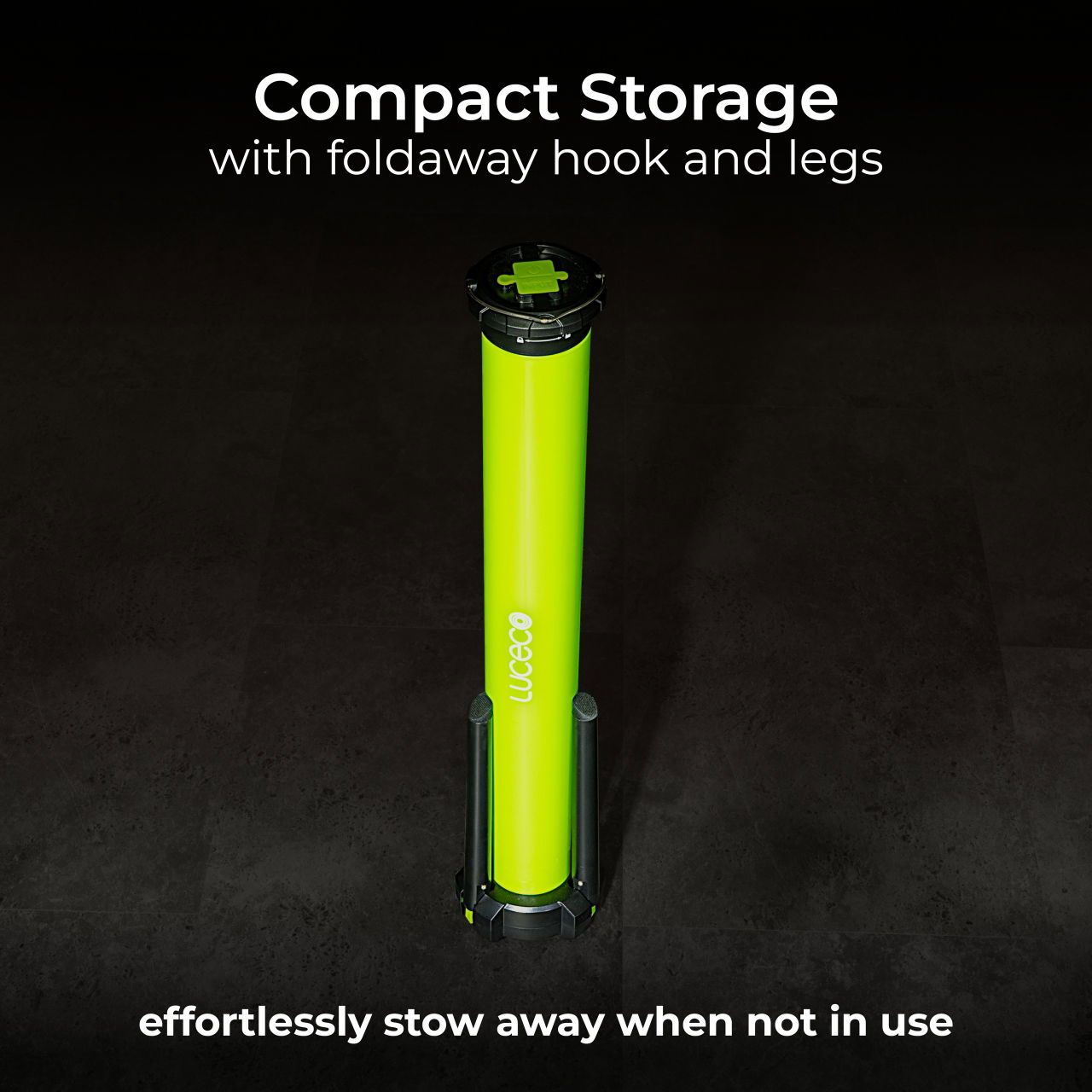 Luceco telescope 360-degree open area tripod inspection worklight 1500lm 6500k - USB rechargeable