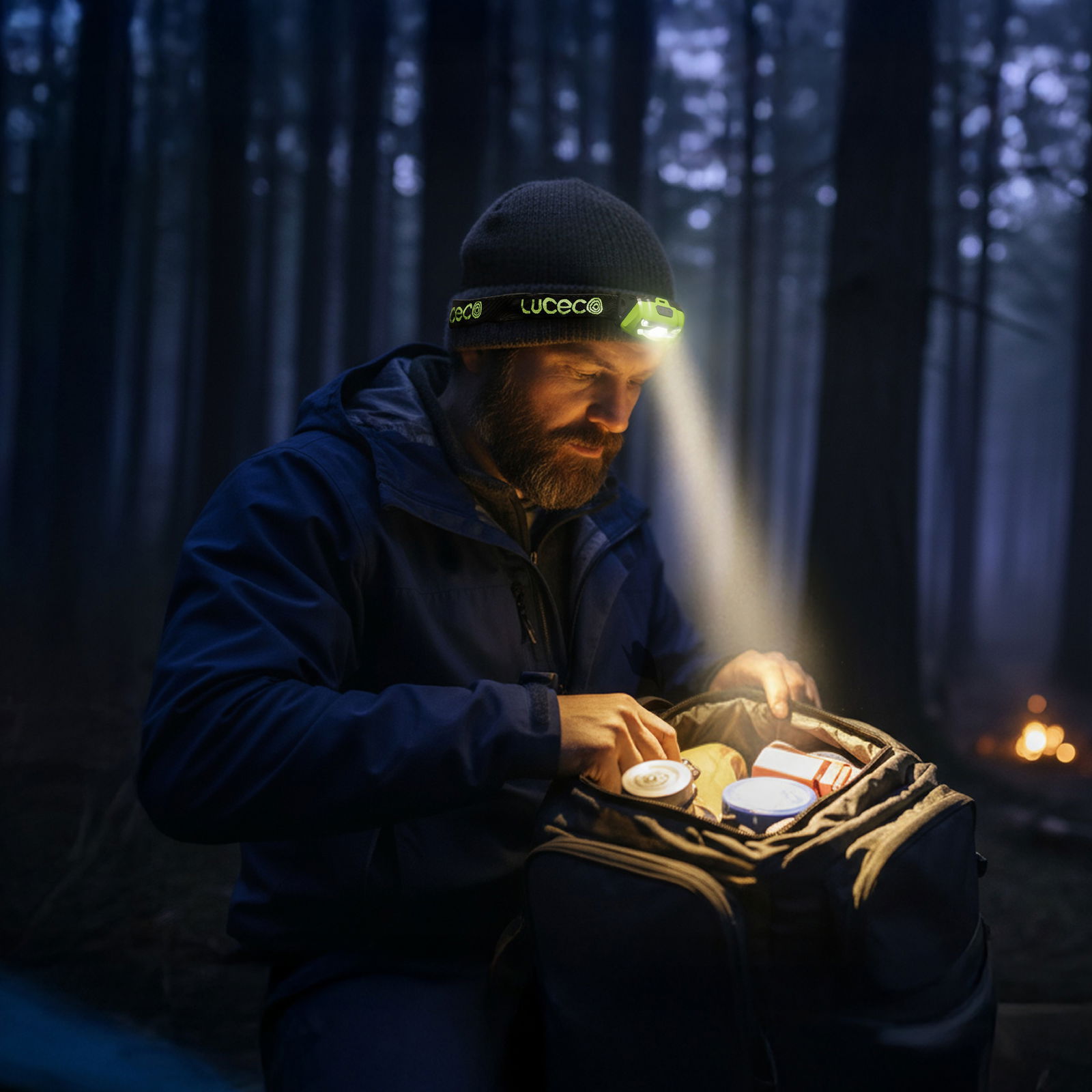 Head Torch, 3W, 170lm, 6500K, USB-C Rechargeable