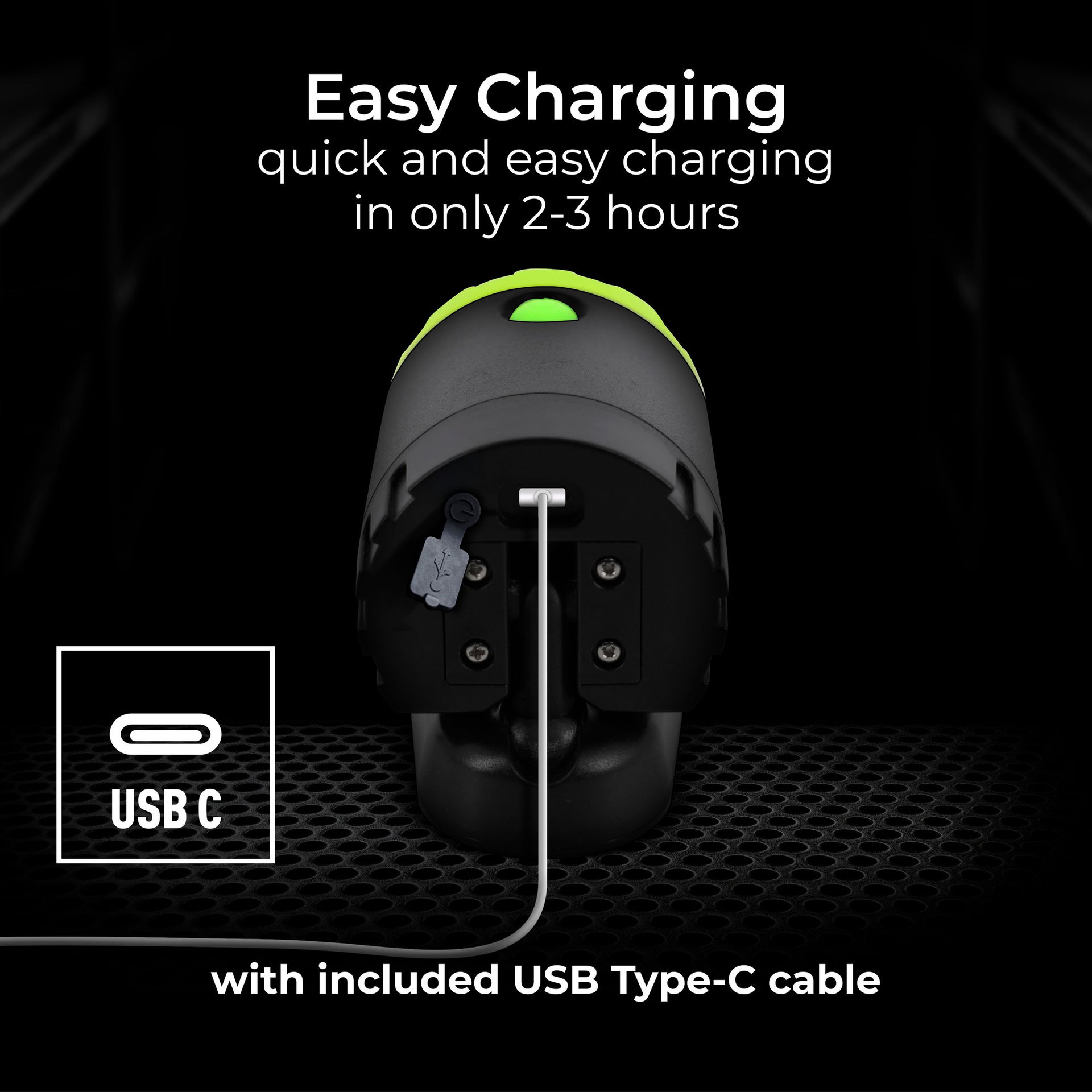 Luceco LED Mini Spotlight with Magnet and Clamp, USB-C Rechargeable, 3 Lighting Modes, Inspection Light, Hands-Free Operation,  IP44, 5W, 500lm, 6500K