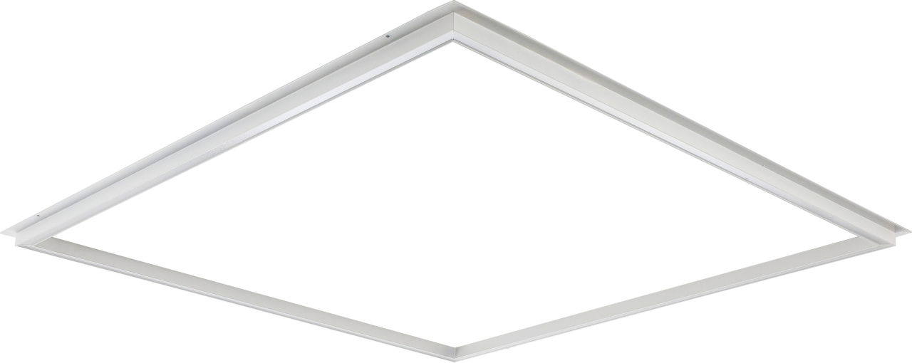 LuxFrame RAL 9016 recessed panel 595x595mm 2000lm 24w std