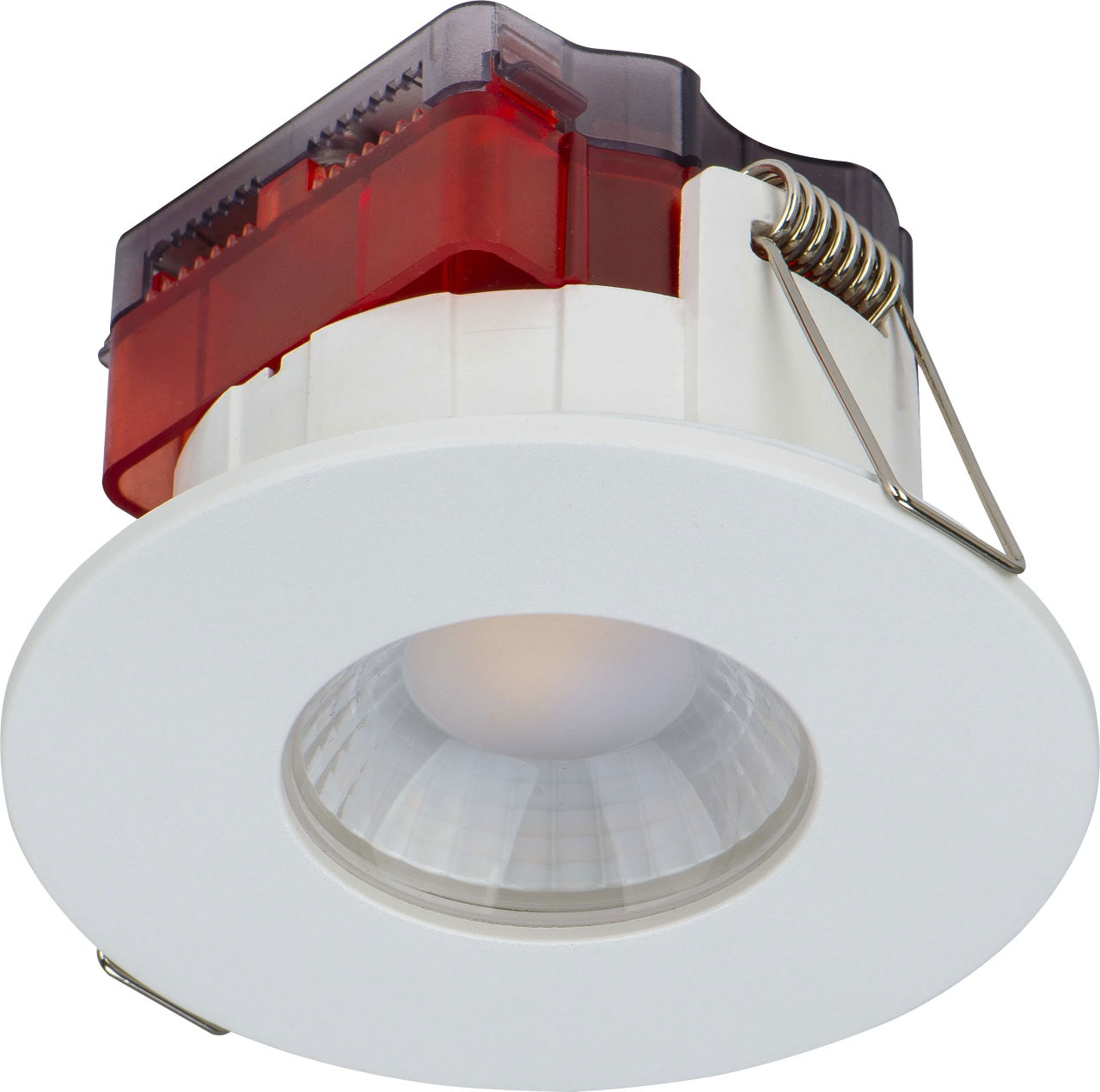 FType Spot Decorative LED Downlight 5W 515lm 3000K Dimmable IP65 White bezel - Flat