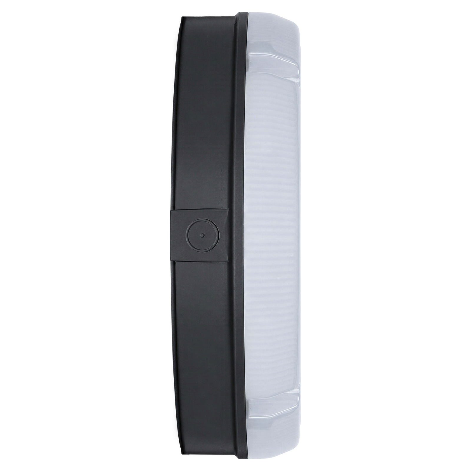 Luceco LED Bulkhead Light, Indoor & Outdoor Wall & Ceiling Lighting, Mosi Round Fixed Output Driver, 290mm, Commercial & Residential Use, 6/10/13W CCT 3/4/5/6000K IP65 IK08 Class 2, Black
