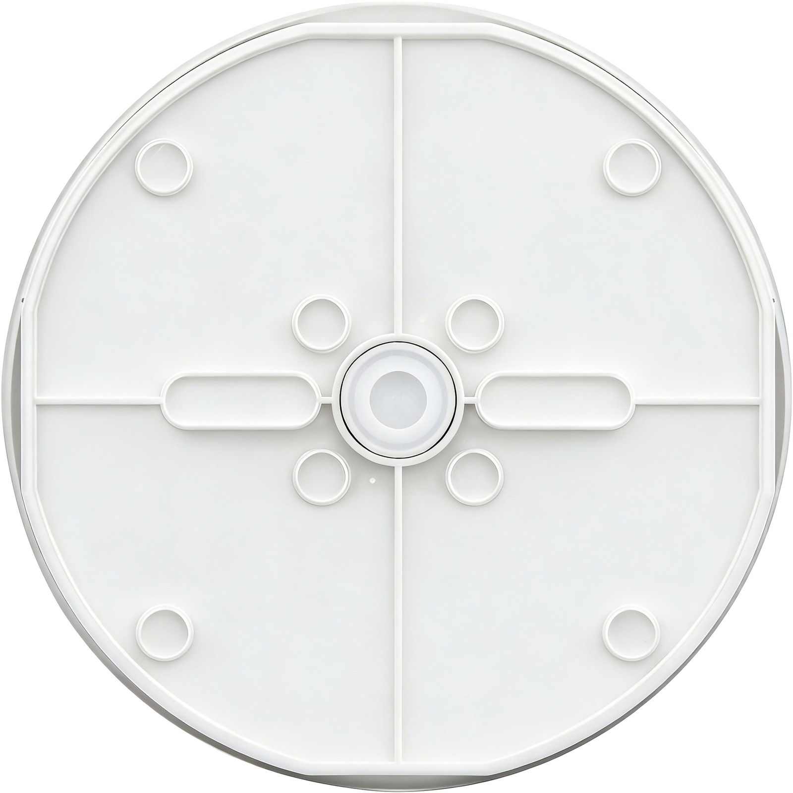 Luceco LED Bulkhead Light, Indoor & Outdoor Wall & Ceiling Lighting, Mosi Round Fixed Output Driver, 200mm, Commercial & Residential Use, 6/10/13W CCT 3/4/5/6000K IP65 IK08 Class 2, White