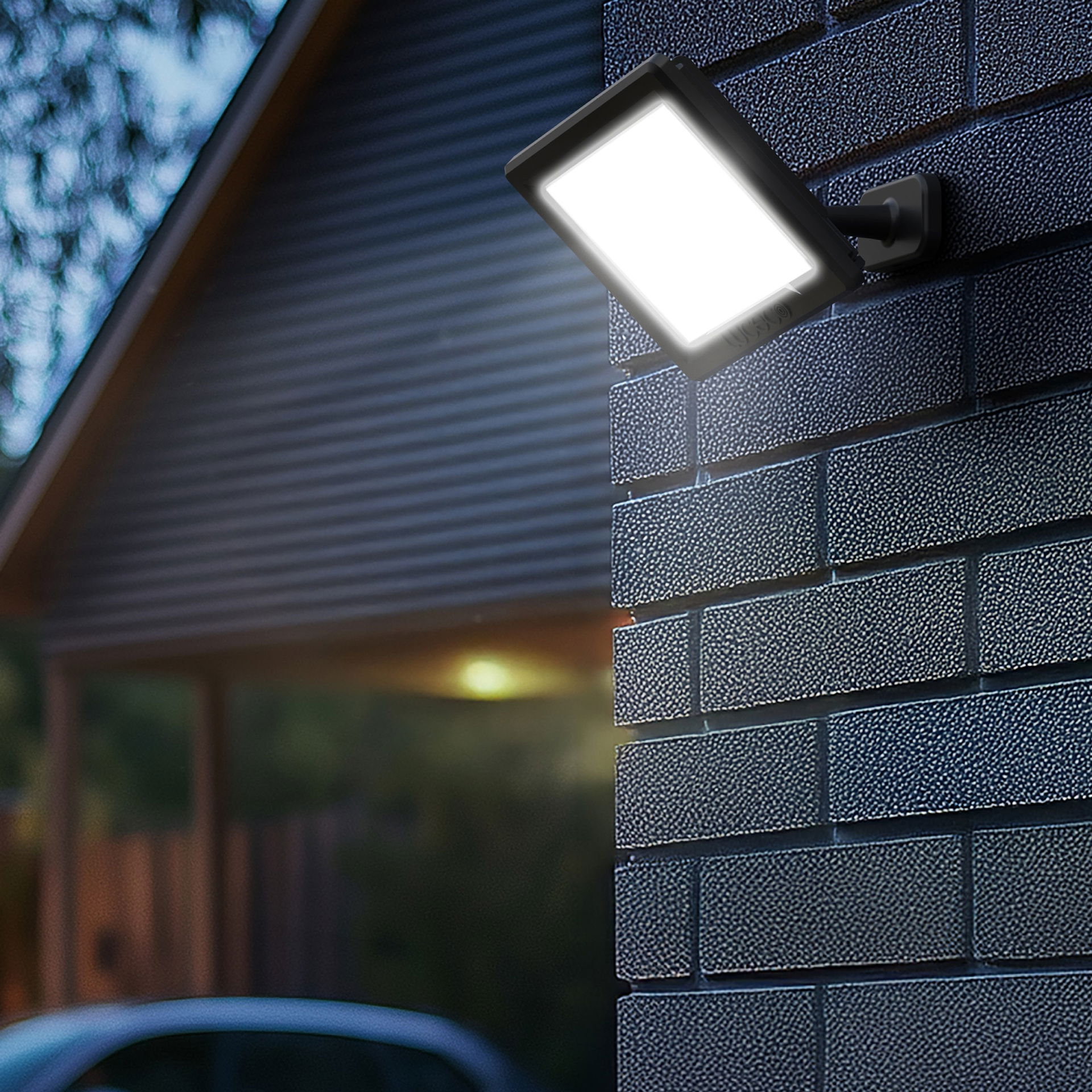 Essence floodlight with ball joint 50W black 4000k colour temp