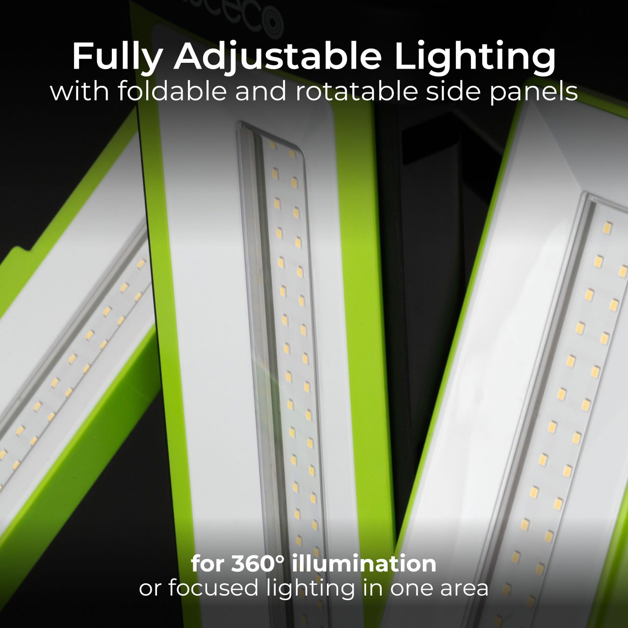 Luceco Rechargeable 3-Panel Work Light