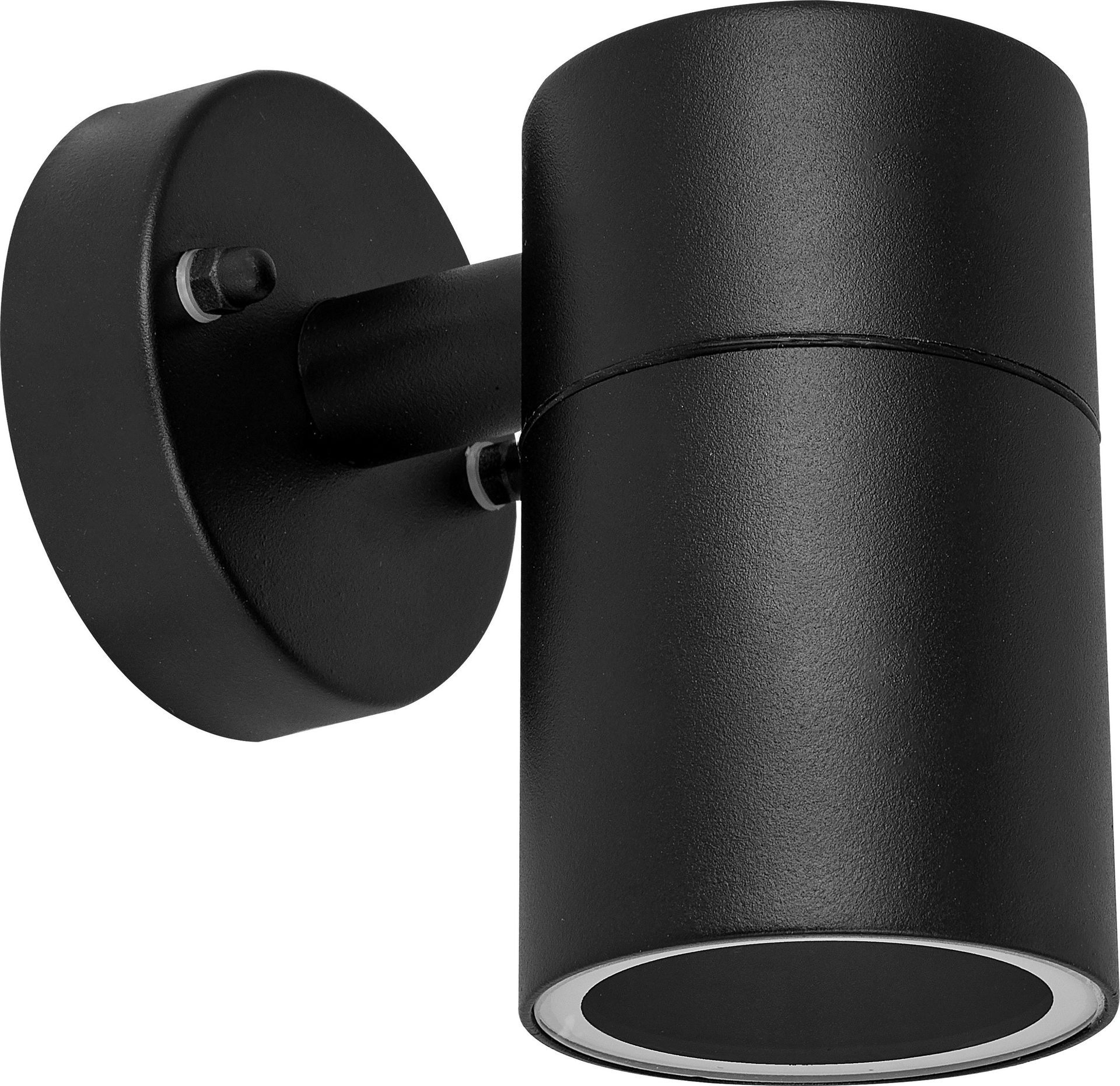 Exterior decorative down wall light GU10 finished in black