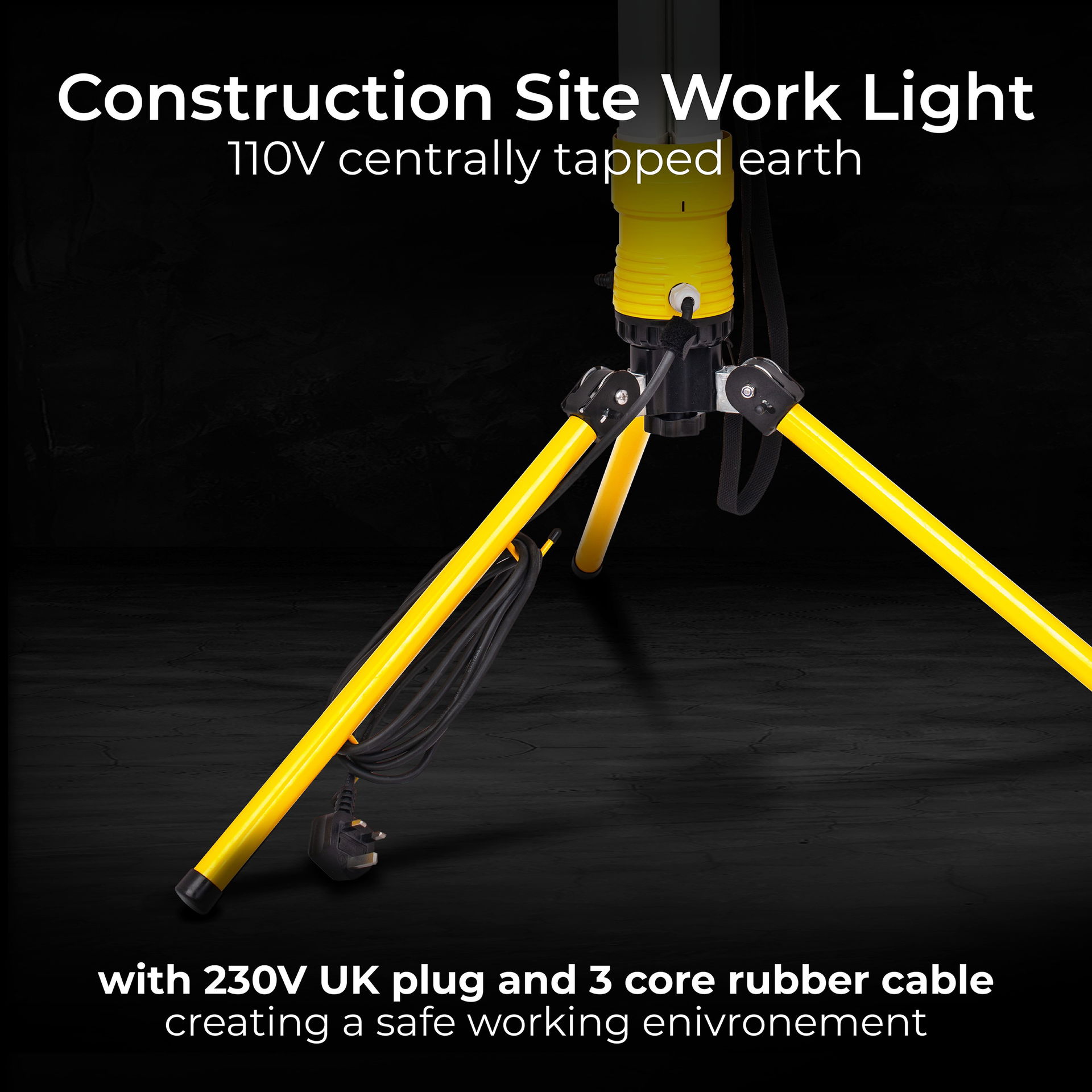 Open area work light 240v 3600lm 40w 6500k