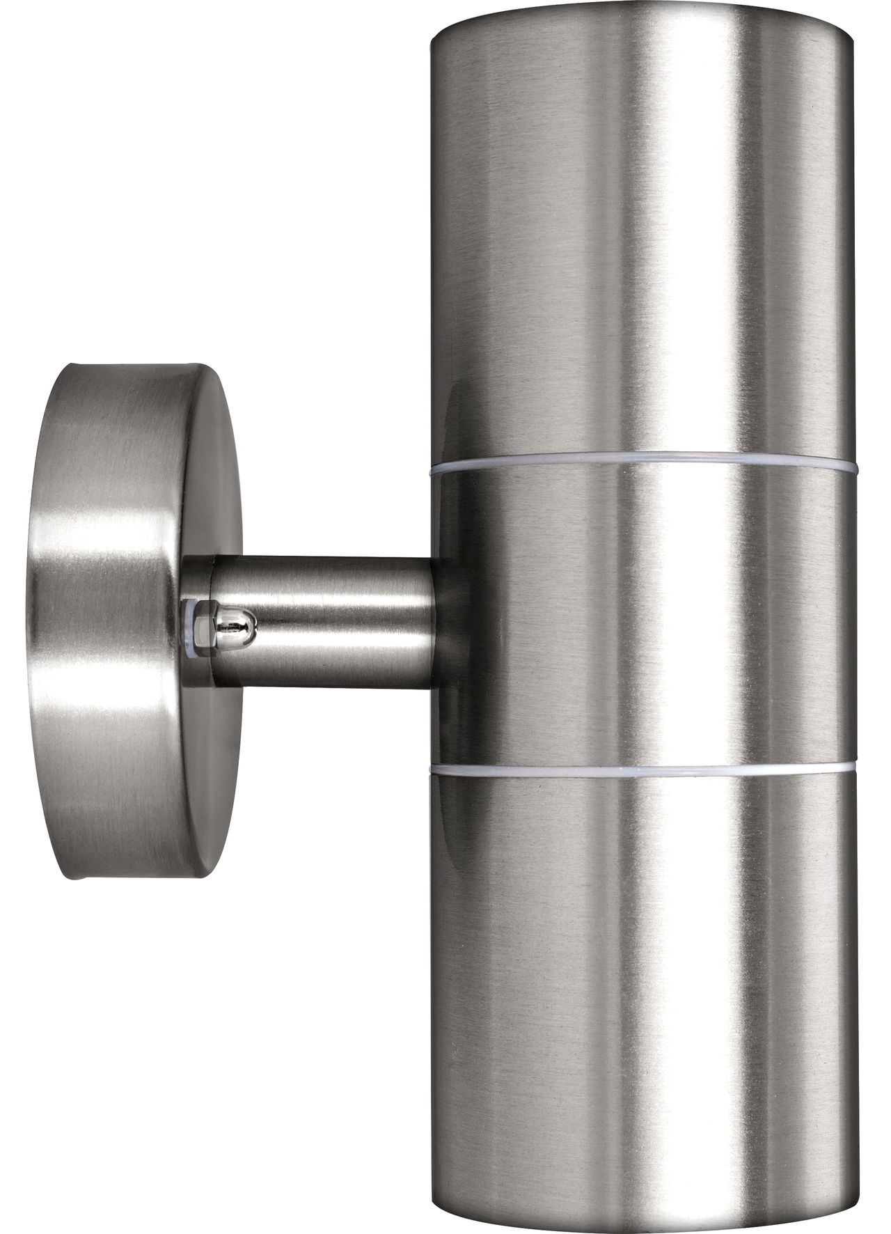 Exterior decorative up / down wall light GU10 stainless steel