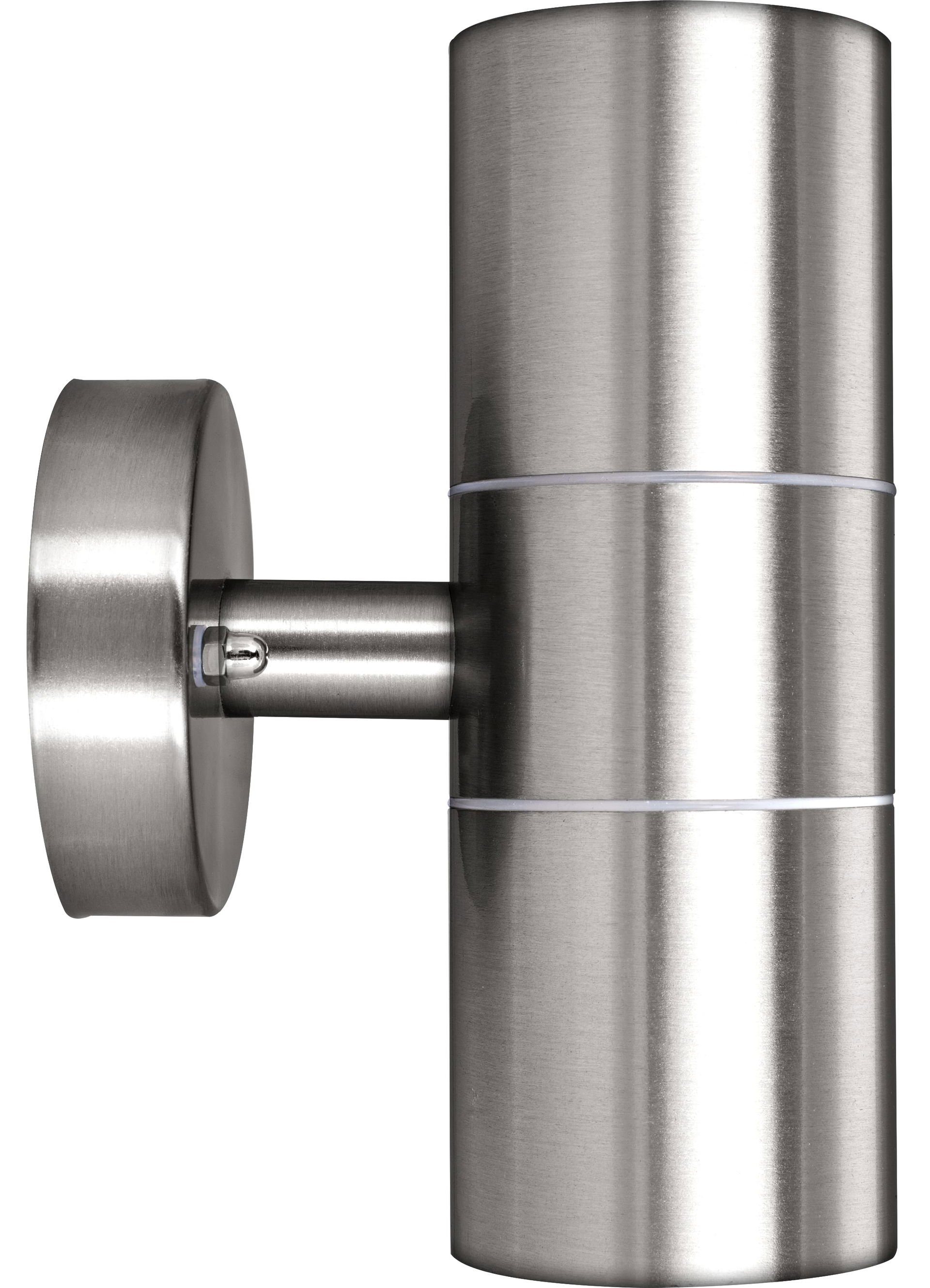 Exterior decorative up / down wall light GU10 stainless steel